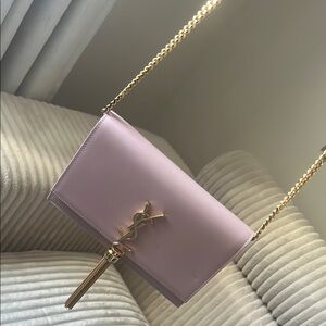 Yves Saint Laurent Pink Chain Shoulder Bag